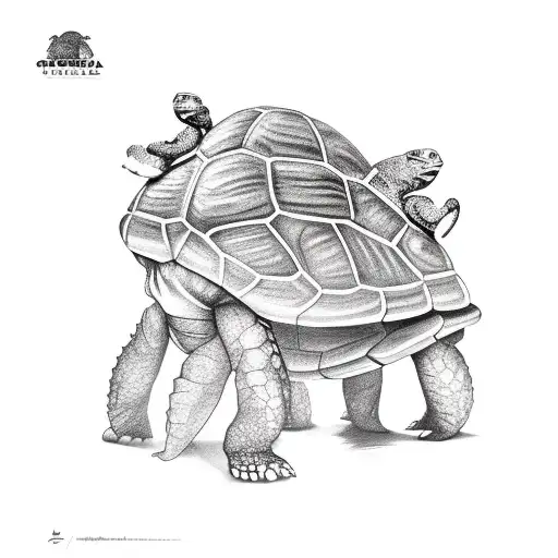 Gorilla Hands Holding A Turtle