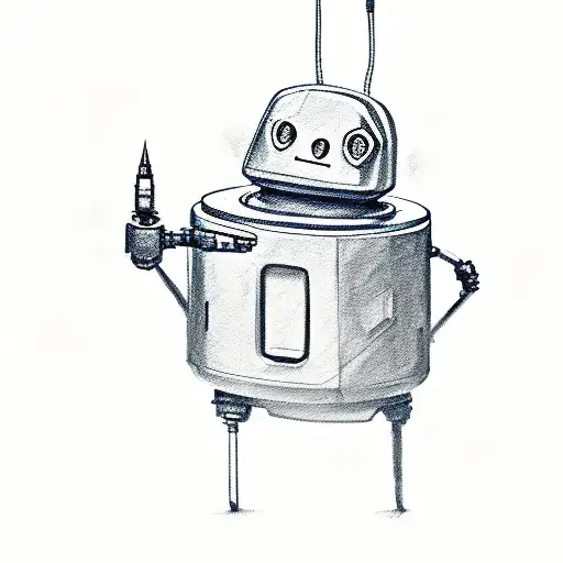 Happy Little Robot Buddy