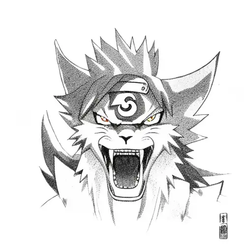 Naruto And Nine Tails