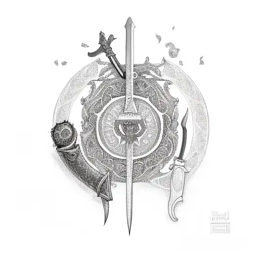 Sword And Pomegranate