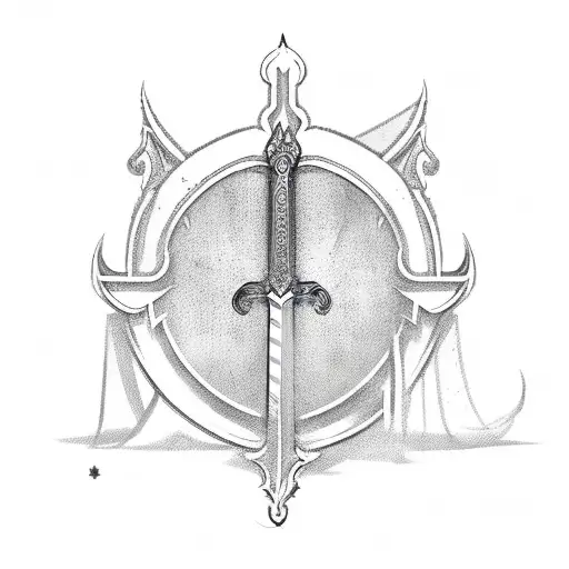 Sword With Persian Text