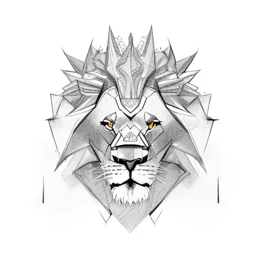 Chimera With Head Of Lion And Body Of Dragon