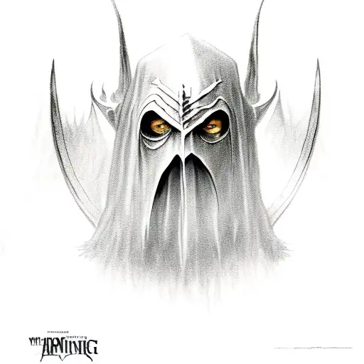 Lord Of Rings Wicthking Of Angmar Cartoon Ghost Costume