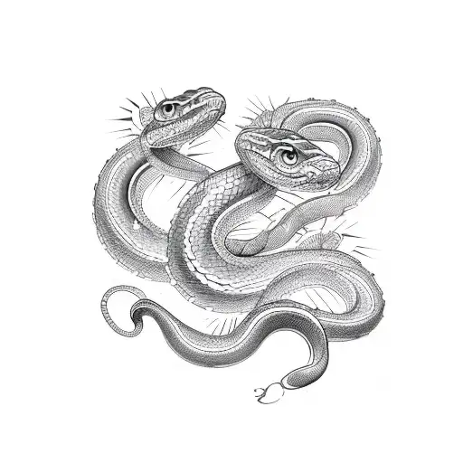 Yellow And Blue Snake