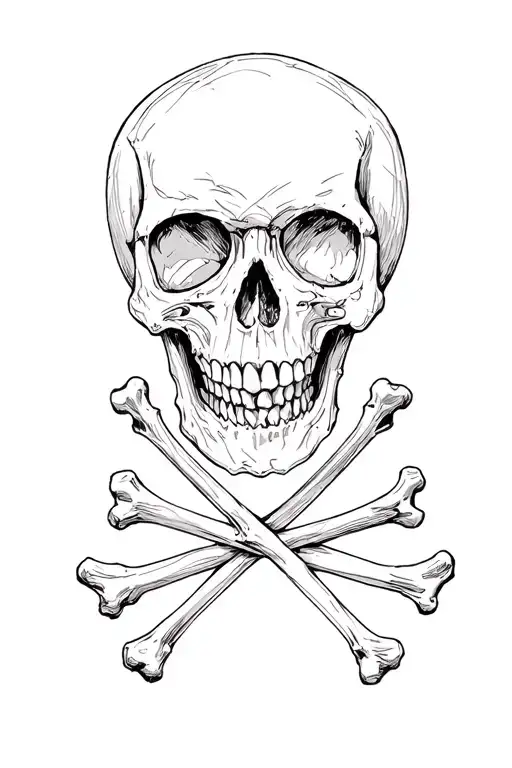 Skull And Bones Pentagram