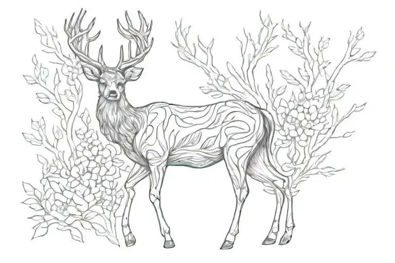 Nature Deer Standing