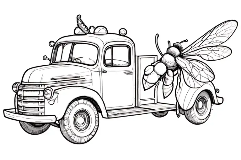 Fire Truck Bee And Ballet Slipper Transformed
