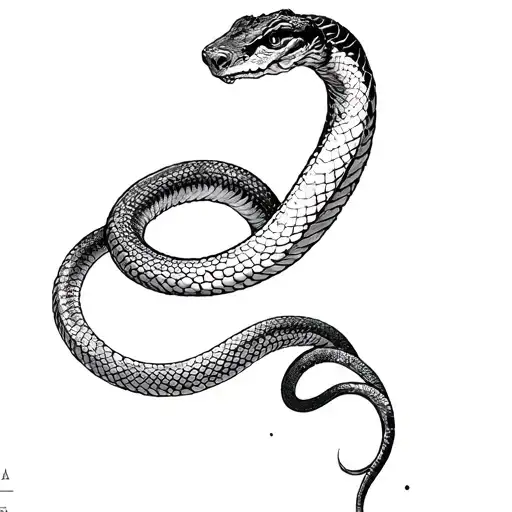 Snake Leaving For Smoke