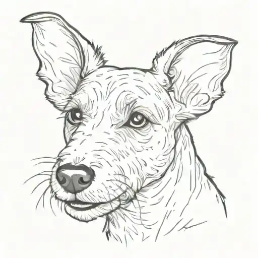 Cartoon Foxterrier