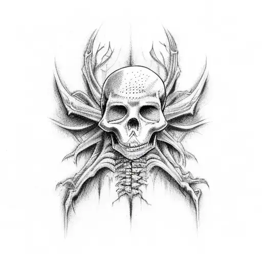 Spooky Horror Themed Spine