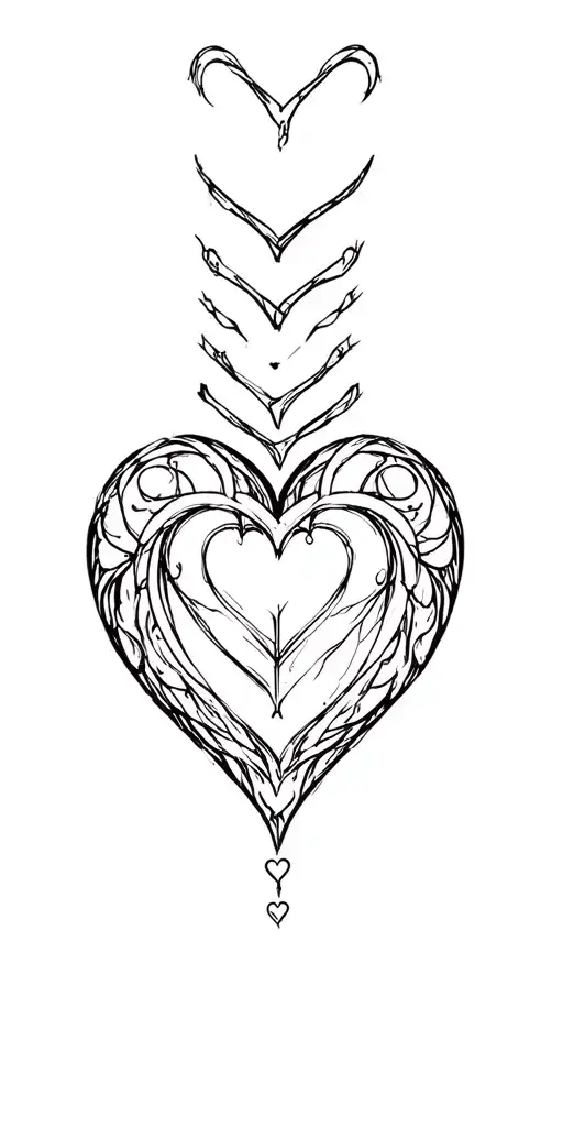 Cybersigilism Love Heart Symbolizing Love