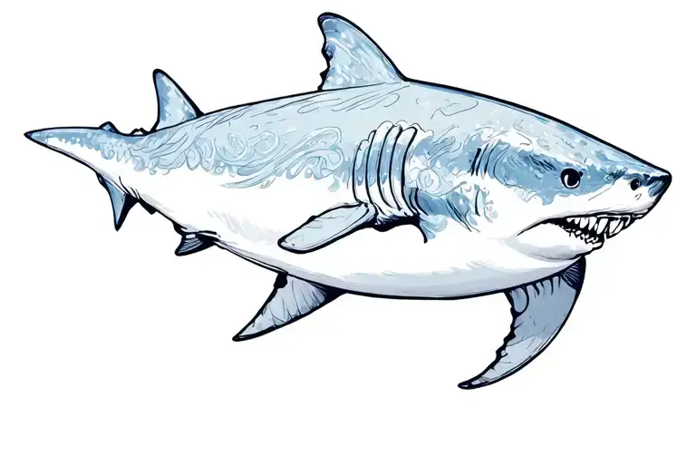 Shark And Bluebonnets