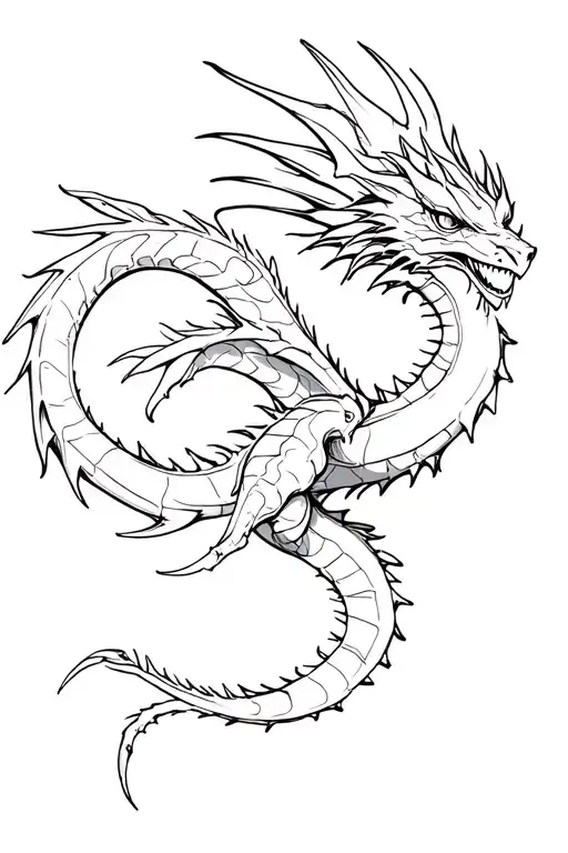 Dragon Small Simple Flying