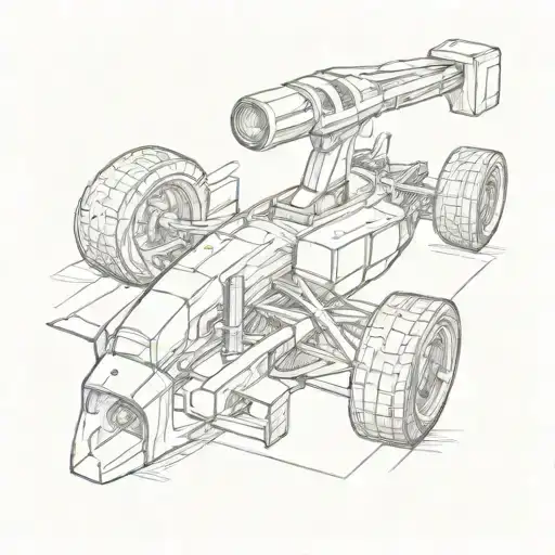 A Carpenter's Hammer Morphing Into A Sleek Formula One Car