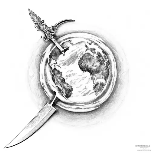 Sword Through The Center Of The Earth