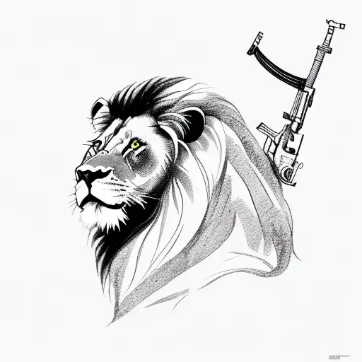 Lion With Ak47