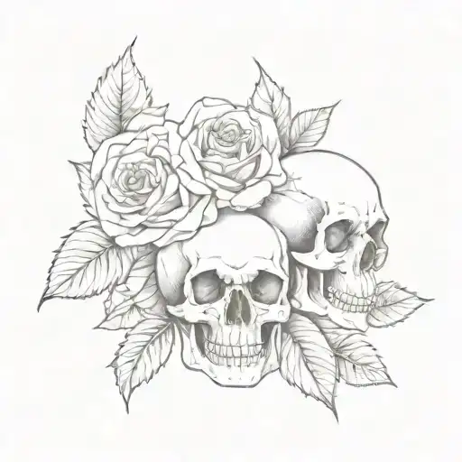 Rose Skulls
