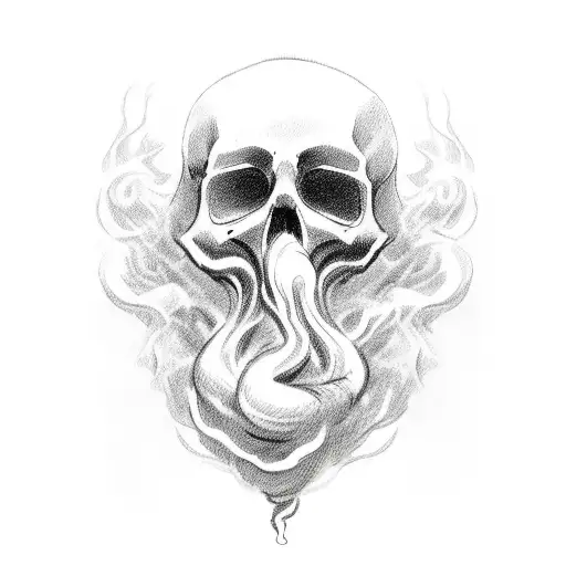 Spooky Smoke With Ghost