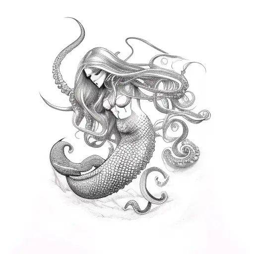 Mermaid Full Body Tentacles For Hair