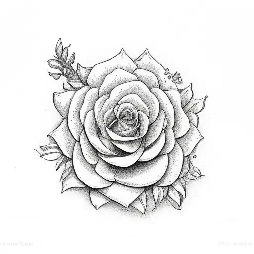 D And M Initial With Flowers To Highlight Peace