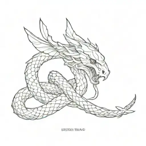 Evolution - Change - Strength - Snake - Protective Angel - Warrior - Born For Greatness