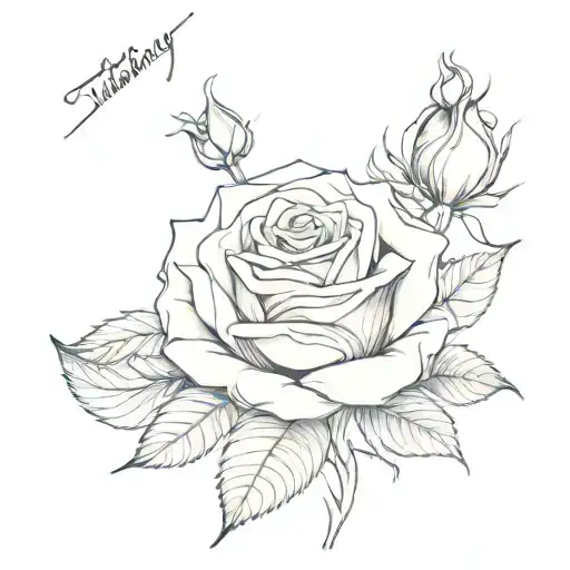 Rose With Name Twincy