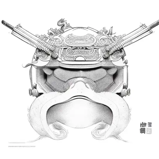 Koi Siheyuan Samurai Guerrero