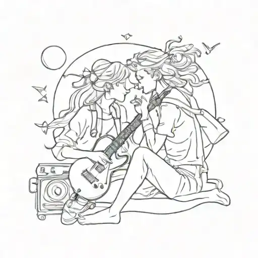 Sunsets Music Party Love