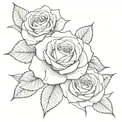 Full Rose With Name Twincy