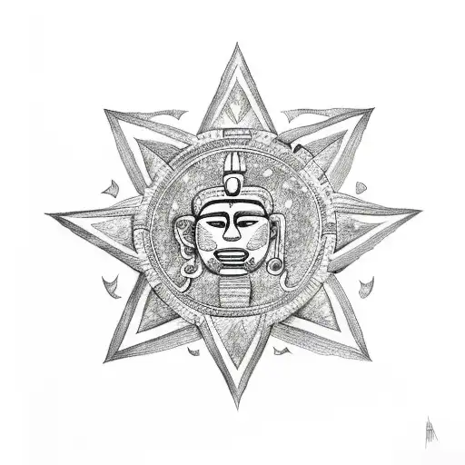 Mayan Star Of Life
