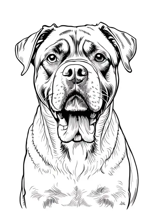 Fine Line Rottweiler