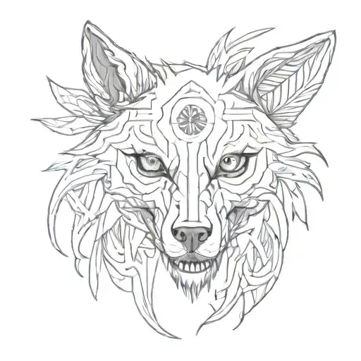 Skull Eye Wolf