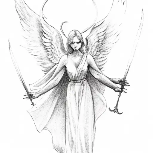 Angel Casting Satan Out Of Heaven