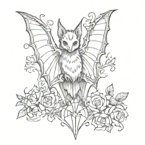 Romantic Goth Bat