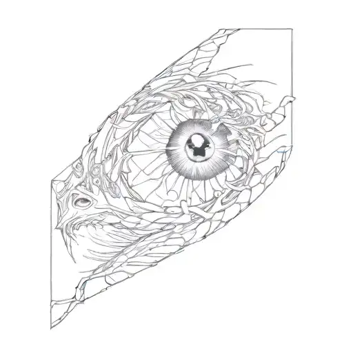 Dragon Eye Tattoo Designs