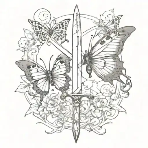 A Sword And A Butterfly