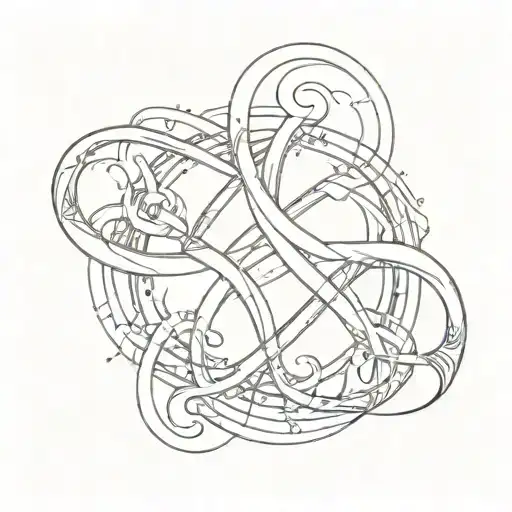 Infinite Symbol With Hidden B