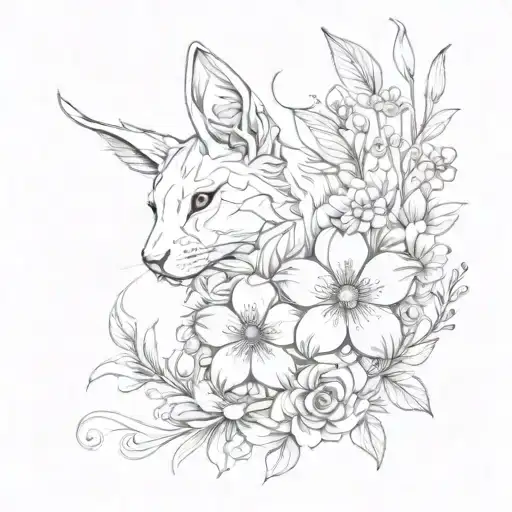 Flower And Animal