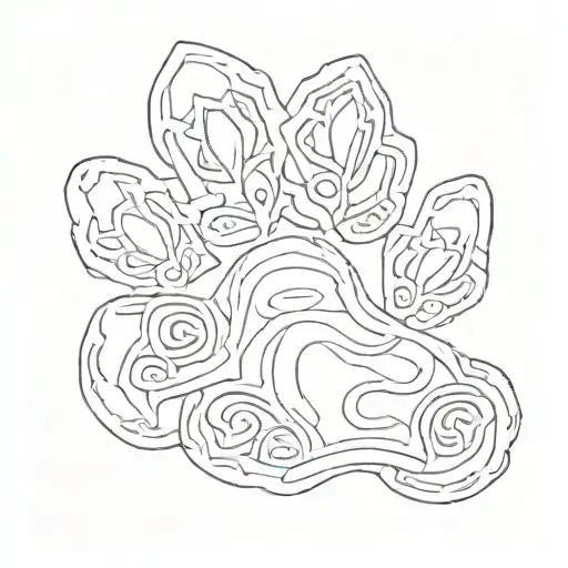 Dog Paw That Says Cibao