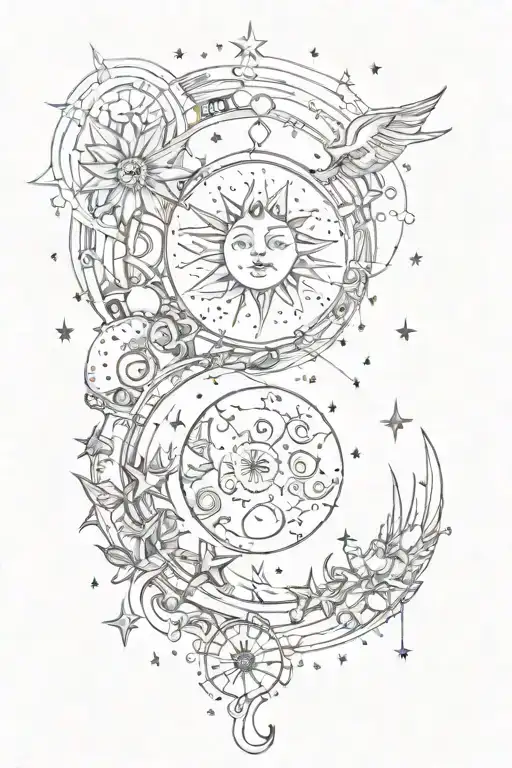 My World Sun Moon Stars