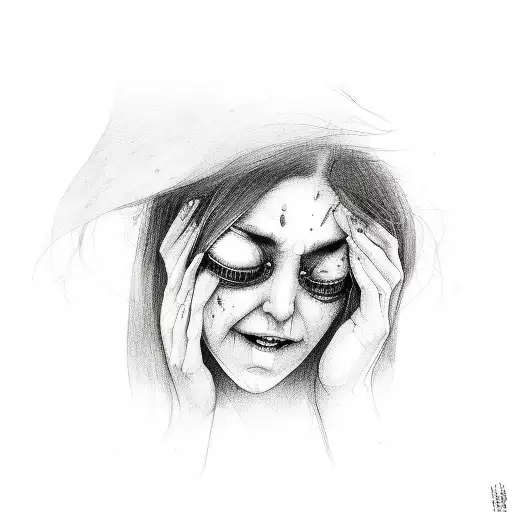 Woman Crying Dark Triad