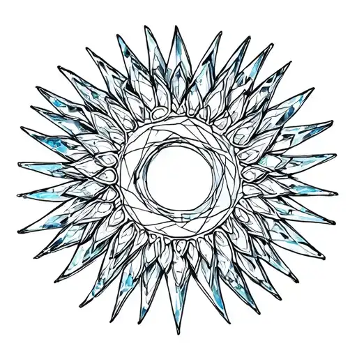 Sun Made Out Of Crysstal