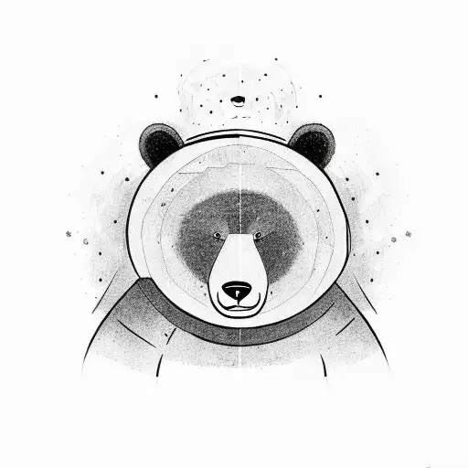 Friendly Bear With A J On The Chest