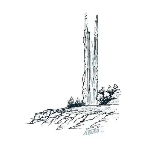 A Waterfall In Arizona