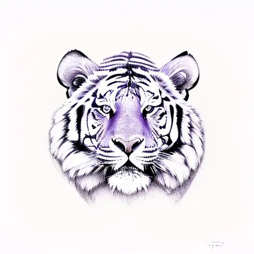 Purple And Gold Lsu Tiger Eye