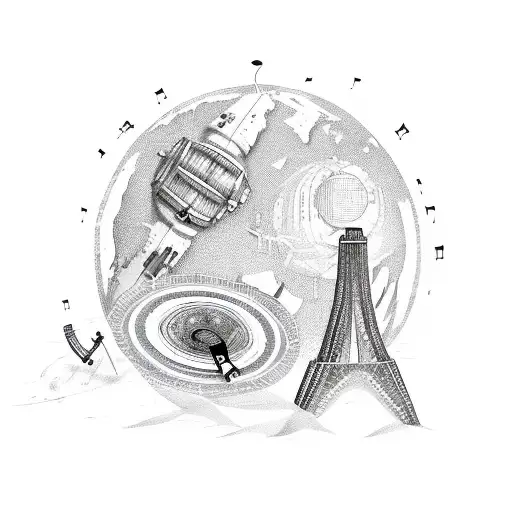 Music Beach Traveling World Space