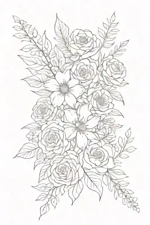 July Birth Flower Bouquet