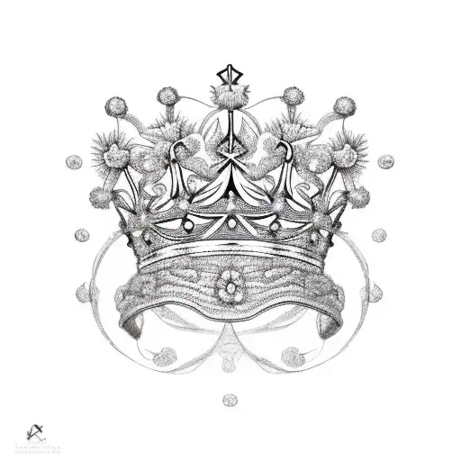 King's Crown With Jasmine Flowers