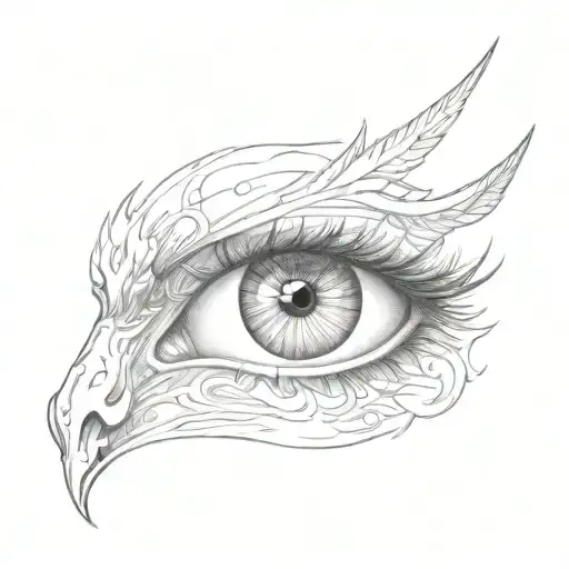 Fallen Angel Eye Painting By Alexandre Cabanel Tattoo Design