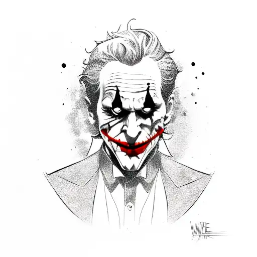 Joker With Money Heist Wibe And Persona Mask